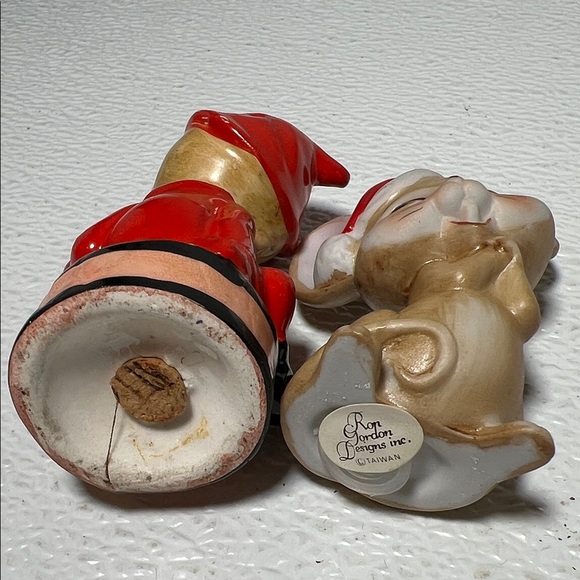 Vintage Cute Elf and Mouse Figurine Salt and Pepper Shakers  Very Old - Picture 4 of 6